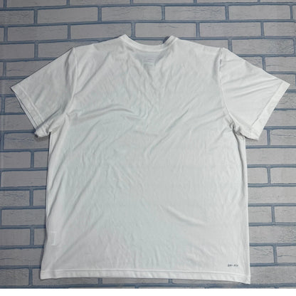Nike® White Dri-Fit Performance T-Shirt (2XL)