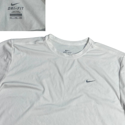 Nike® White Dri-Fit Performance T-Shirt (2XL)