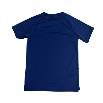 Blue Gradient Athletic Performance T-Shirt (S)