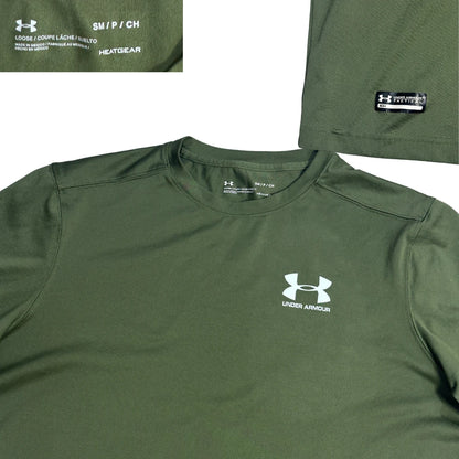 Under Armour® Olive HeatGear Performance T-Shirt