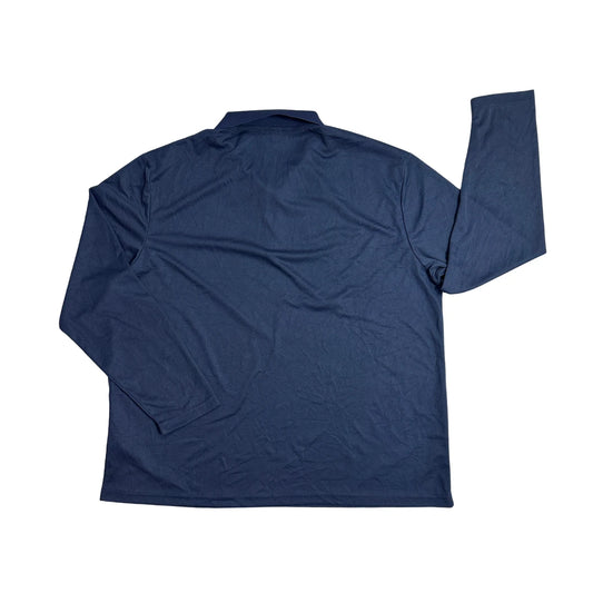 SHEIN® Navy Long Sleeve Polo T-Shirt (3XL)