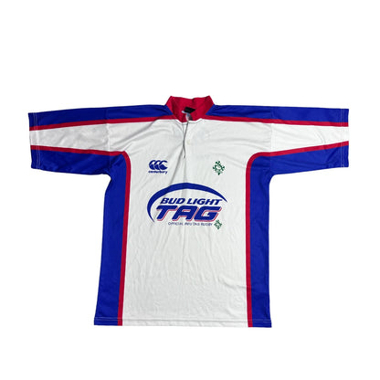 Canterbury® White Rugby Sports Jersey 🏉(L)