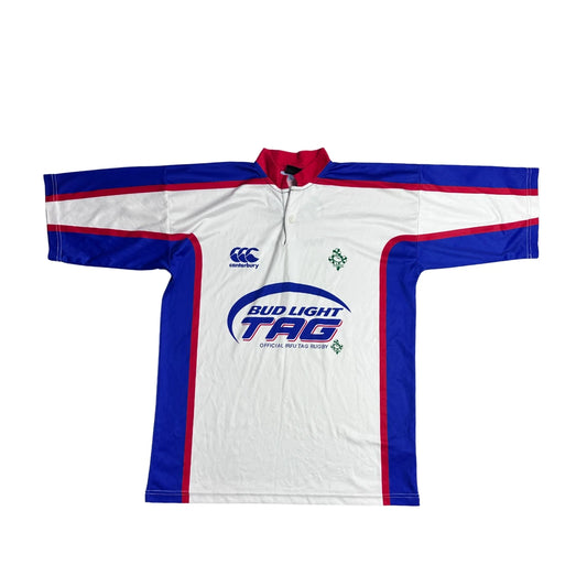 Canterbury® White Rugby Sports Jersey 🏉(L)