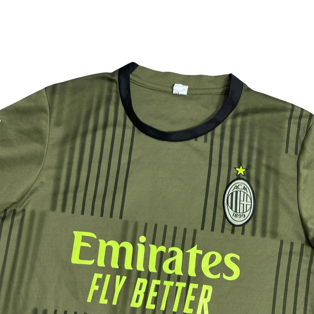AC Milan® Olive Green Football Jersey ⚽