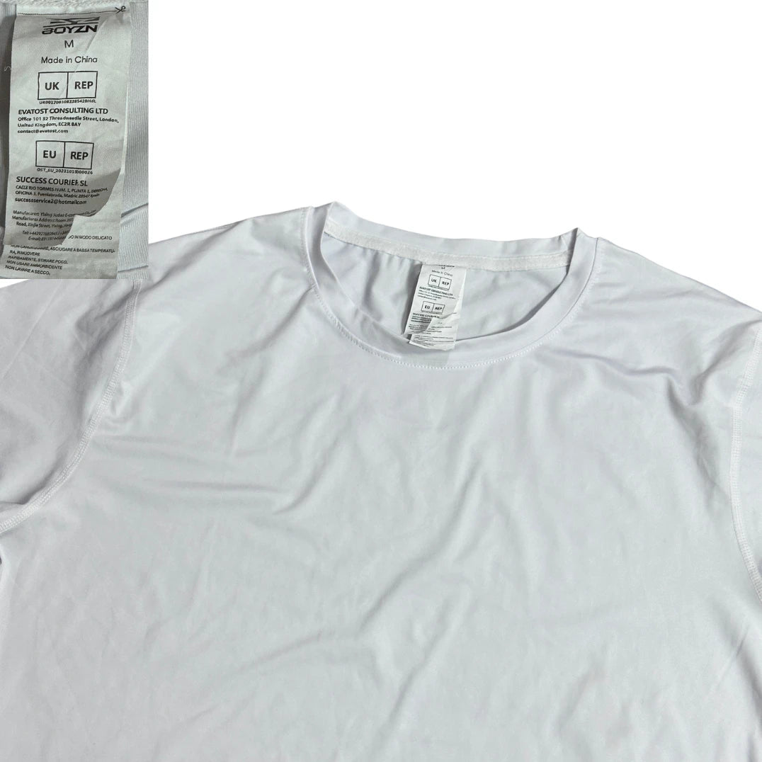 Boyzn® White Performance T-Shirt (M)