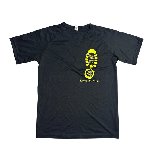 Roly Sport® Black Marathon Sports T-Shirt 🏃(M)