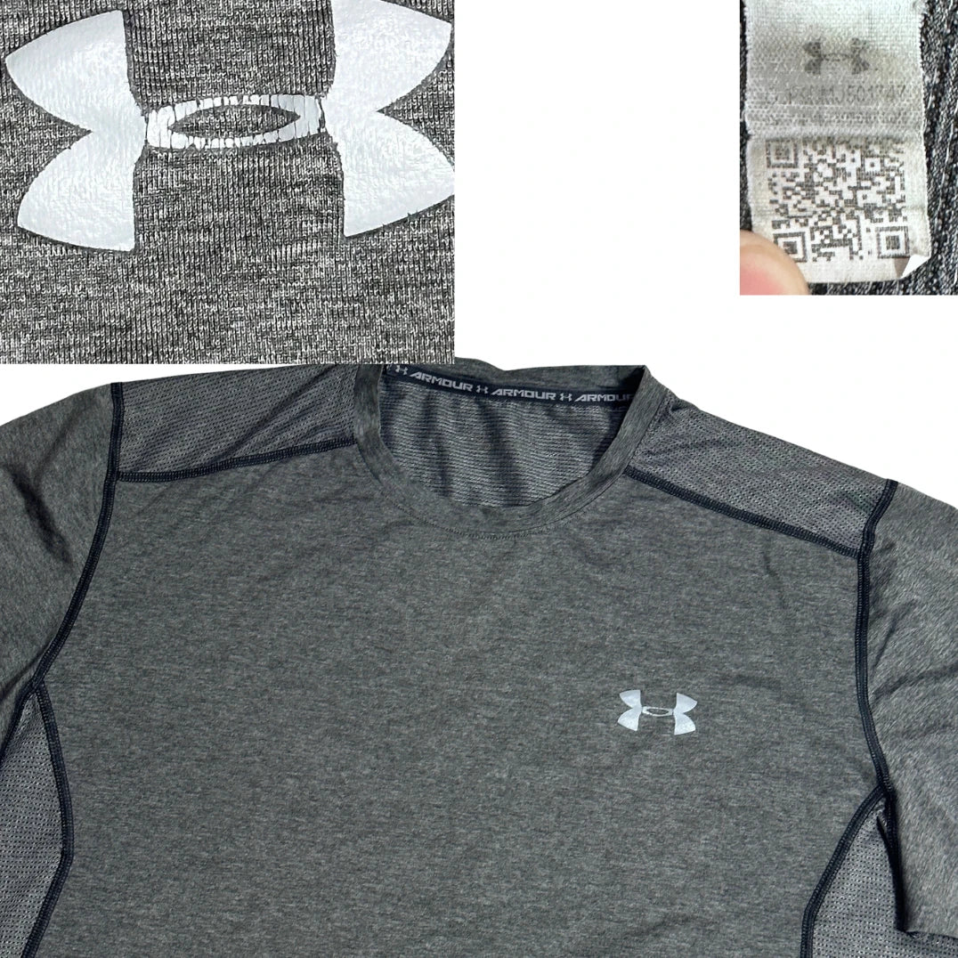 Under Armour® Grey Athletic Performance T-Shirt (XL)