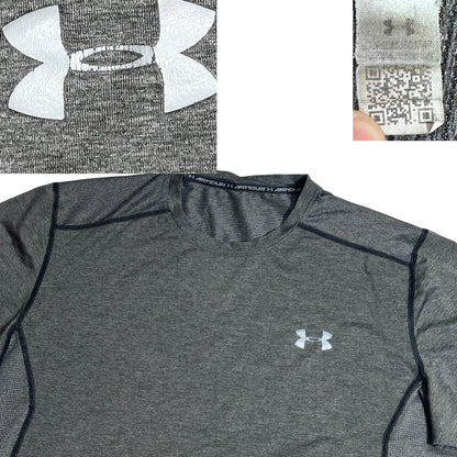 Under Armour® Grey Athletic Performance T-Shirt (XL)
