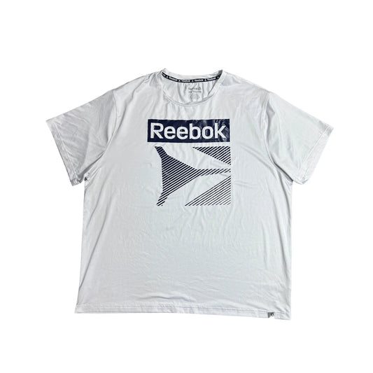 Reebok® White Graphic Sports T-Shirt (3XL)