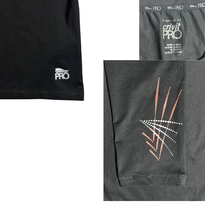 Crivit PRO® Black Running Performance T-Shirt 🏃