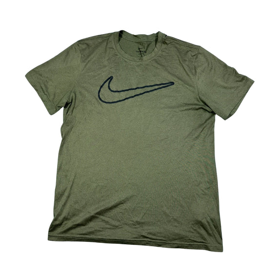 Nike® Olive Green Dri-FIT Graphic T-Shirt(L)