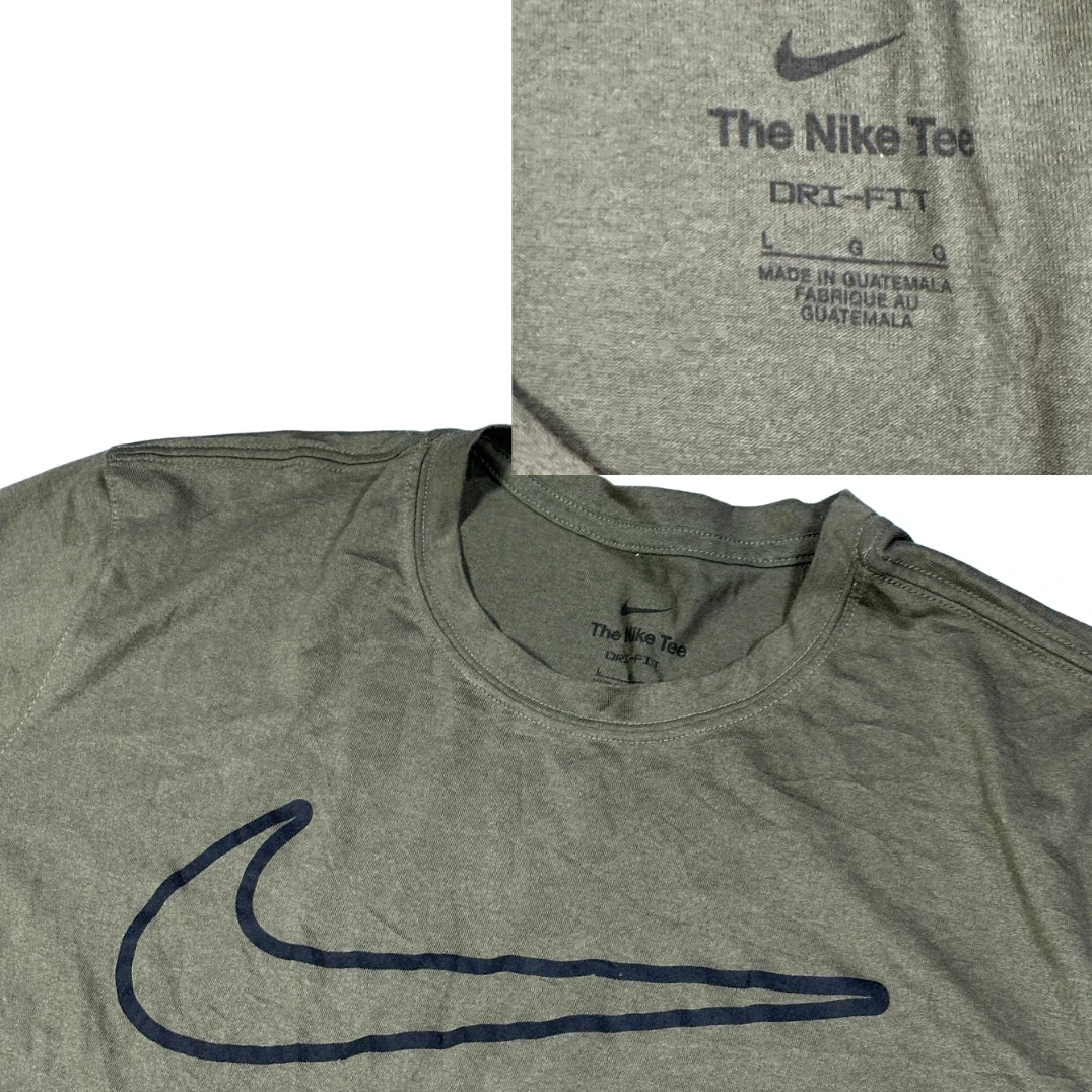 Nike® Olive Green Dri-FIT Graphic T-Shirt(L)