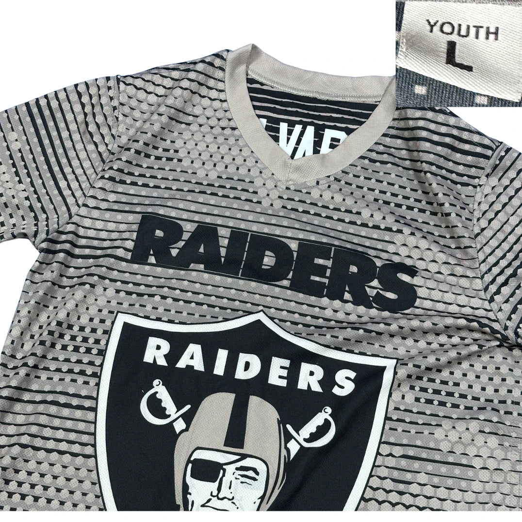 Raiders® Grey Graphic Sports T-Shirt(S)