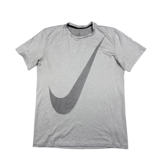 Nike® Light Grey Dri-FIT Graphic Performance T-Shirt(M)