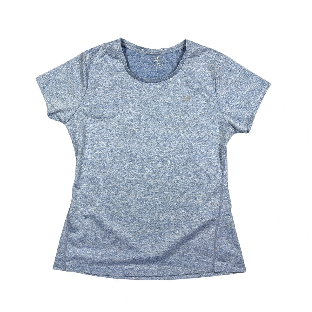 Light Blue Heather Athletic Performance T-Shirt(L)