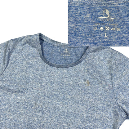 Light Blue Heather Athletic Performance T-Shirt(L)