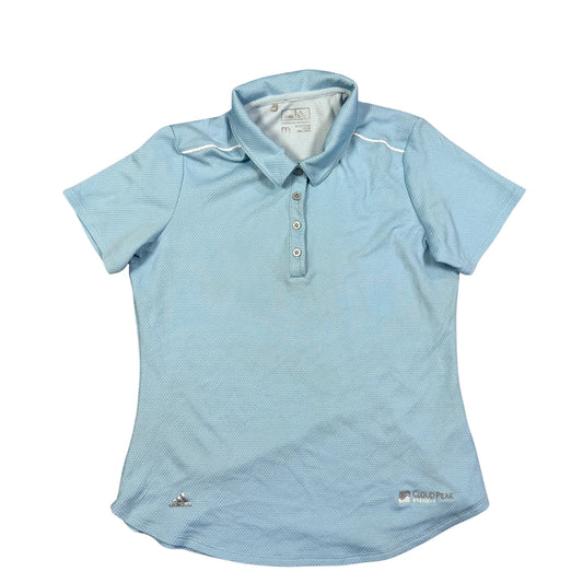 Adidas® Light Blue Performance Polo Shirt(M)