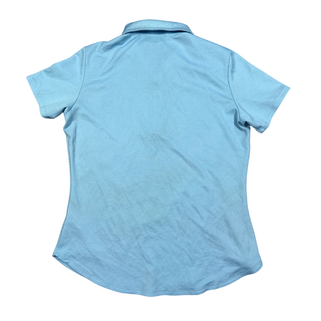 Adidas® Light Blue Performance Polo Shirt(M)