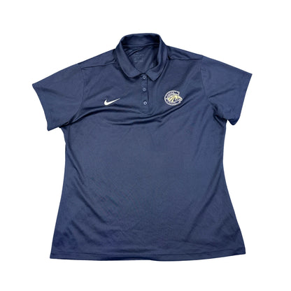 Nike® Navy Dri-FIT Performance Polo Shirt(XL)