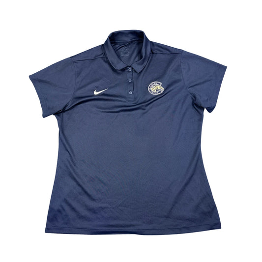 Nike® Navy Dri-FIT Performance Polo Shirt(XL)