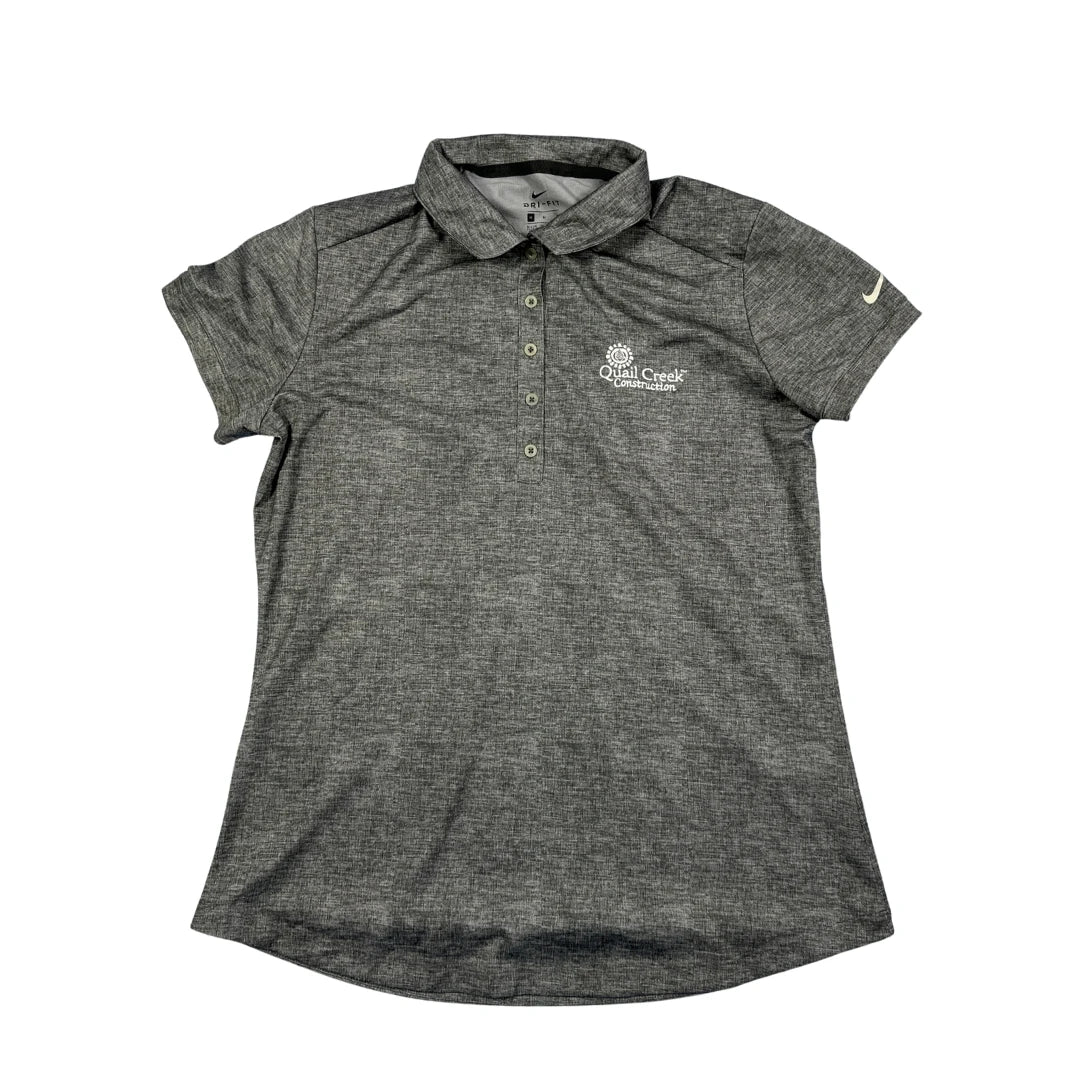 Nike® Grey Heather Dri-FIT Polo Shirt(M)