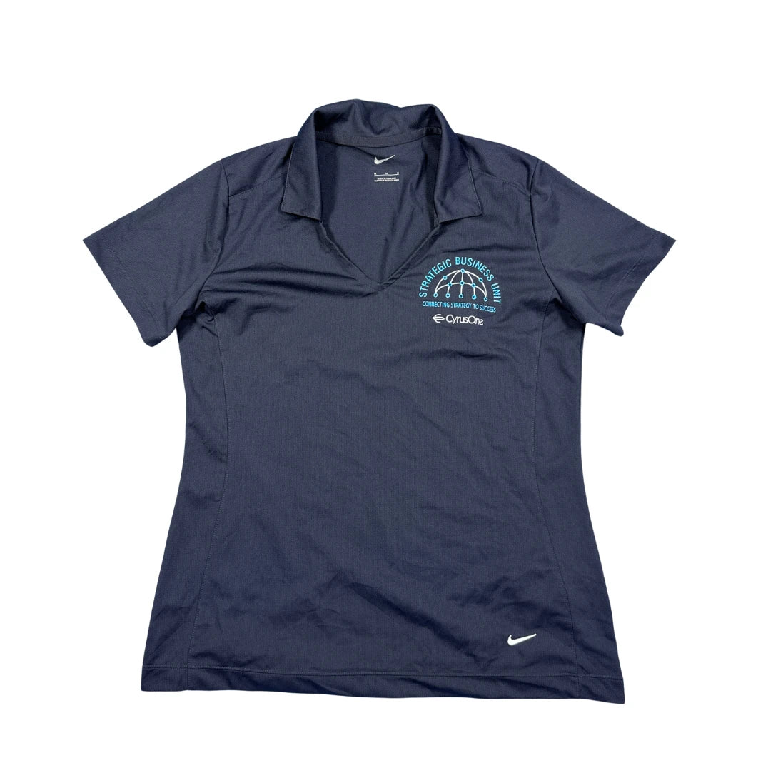 Nike® Navy Dri-FIT Performance Polo Top(M)