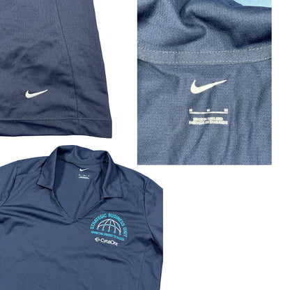 Nike® Navy Dri-FIT Performance Polo Top(M)