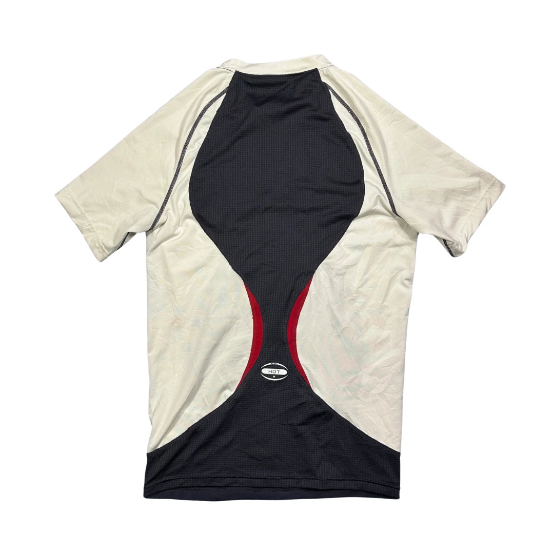 Canterbury® Navy White Short Sleeve Compression Training Shirt(M)