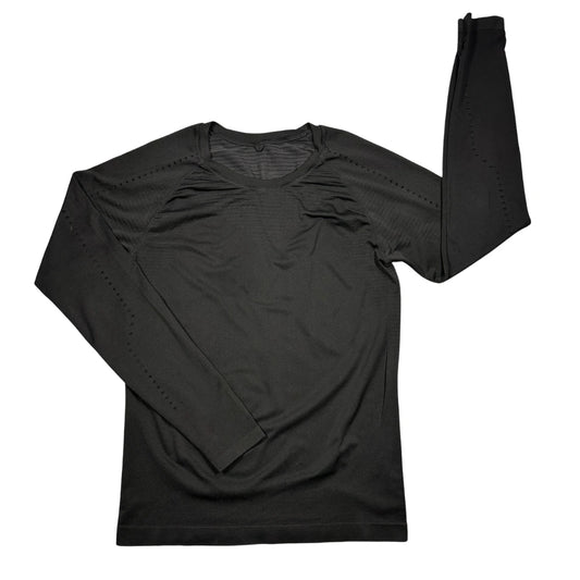 Black Seamless Performance Long Sleeve Training Shirt