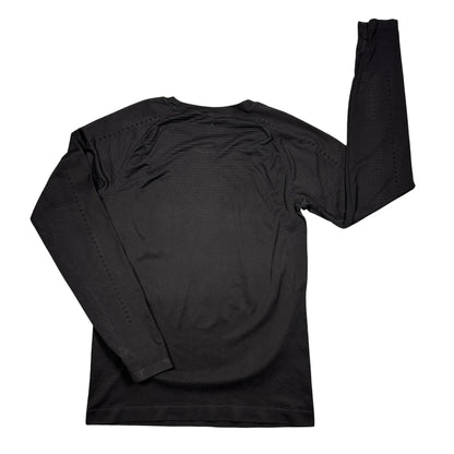 Black Seamless Performance Long Sleeve Training Shirt