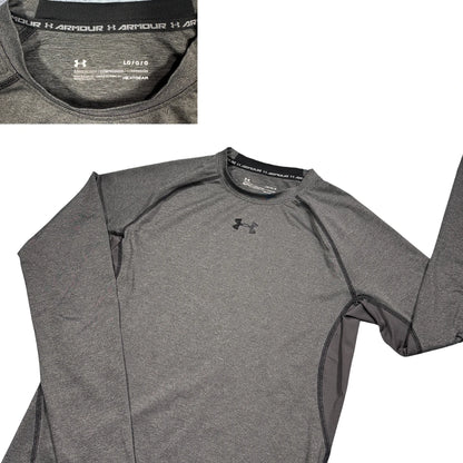 Under Armour® Grey Compression Long Sleeve Training Shirt