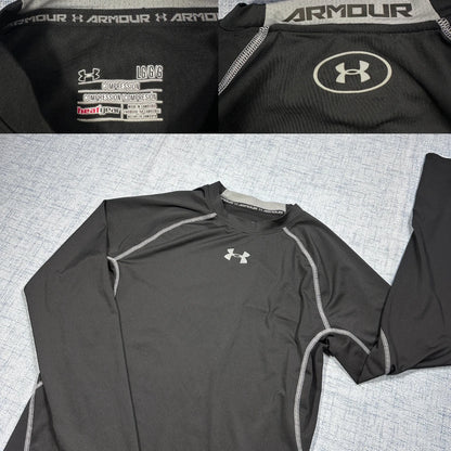 Under Armour® Black Compression Long Sleeve Training Shirt