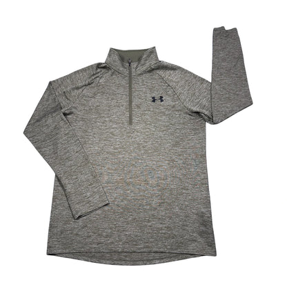 Under Armour® Olive Grey Quarter Zip Performance Training Top