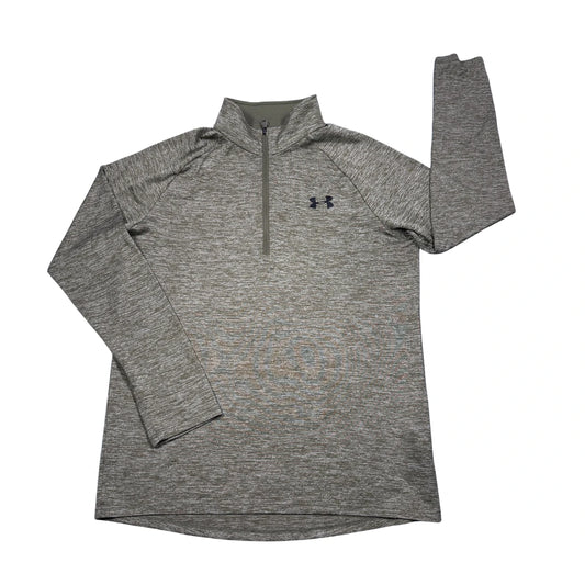 Under Armour® Olive Grey Quarter Zip Performance Training Top