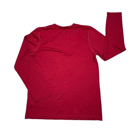 Adidas® Red Huskers Long Sleeve Performance Tee