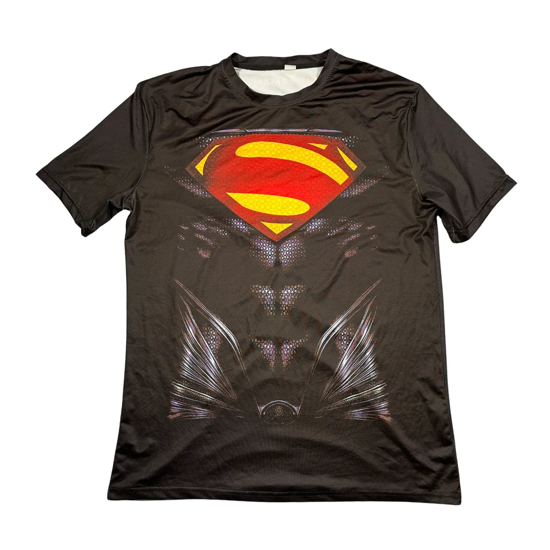 Black Superman Graphic Performance T-Shirt(L)