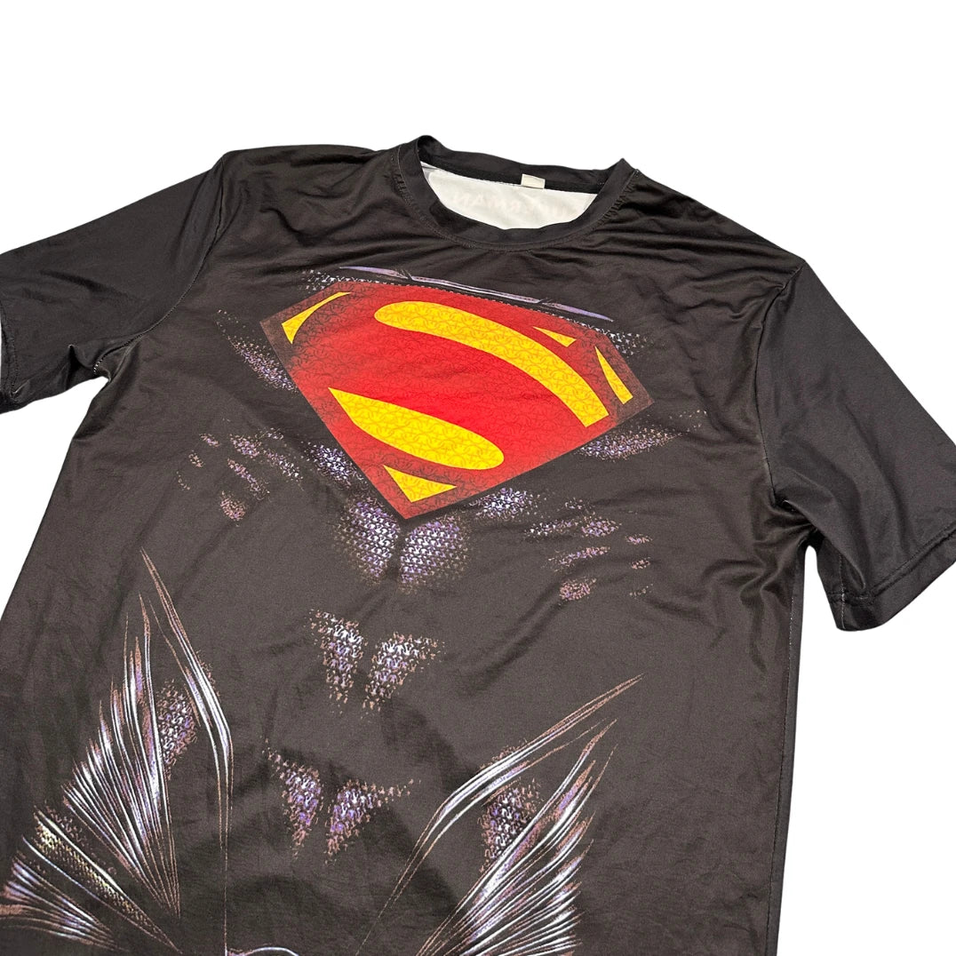 Black Superman Graphic Performance T-Shirt(L)