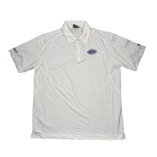 Nike® White Dri-FIT Golf Performance Polo(XL)