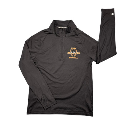 Champion® Black Baseball Quarter Zip Performance Top(S)