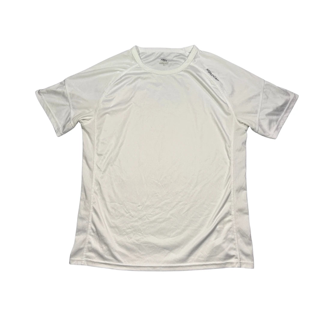 Nordcap® White Athletic Performance T-Shirt(L)