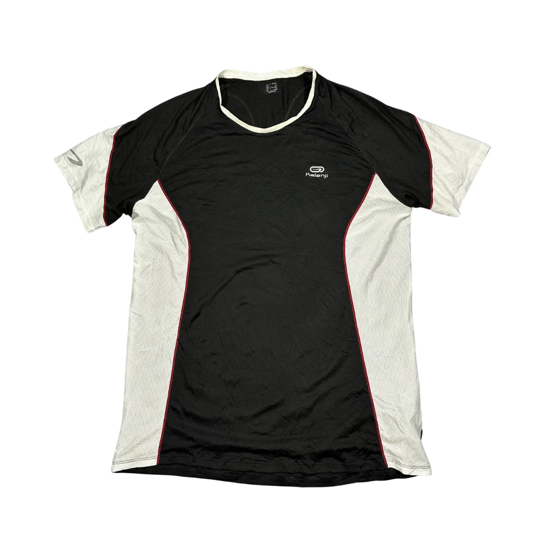 Kalenji® Black & White Running Performance T-Shirt(L)
