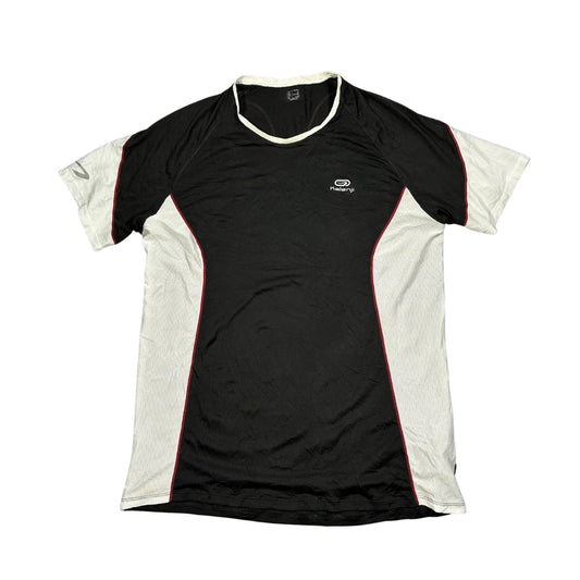 Kalenji® Black & White Running Performance T-Shirt(L)