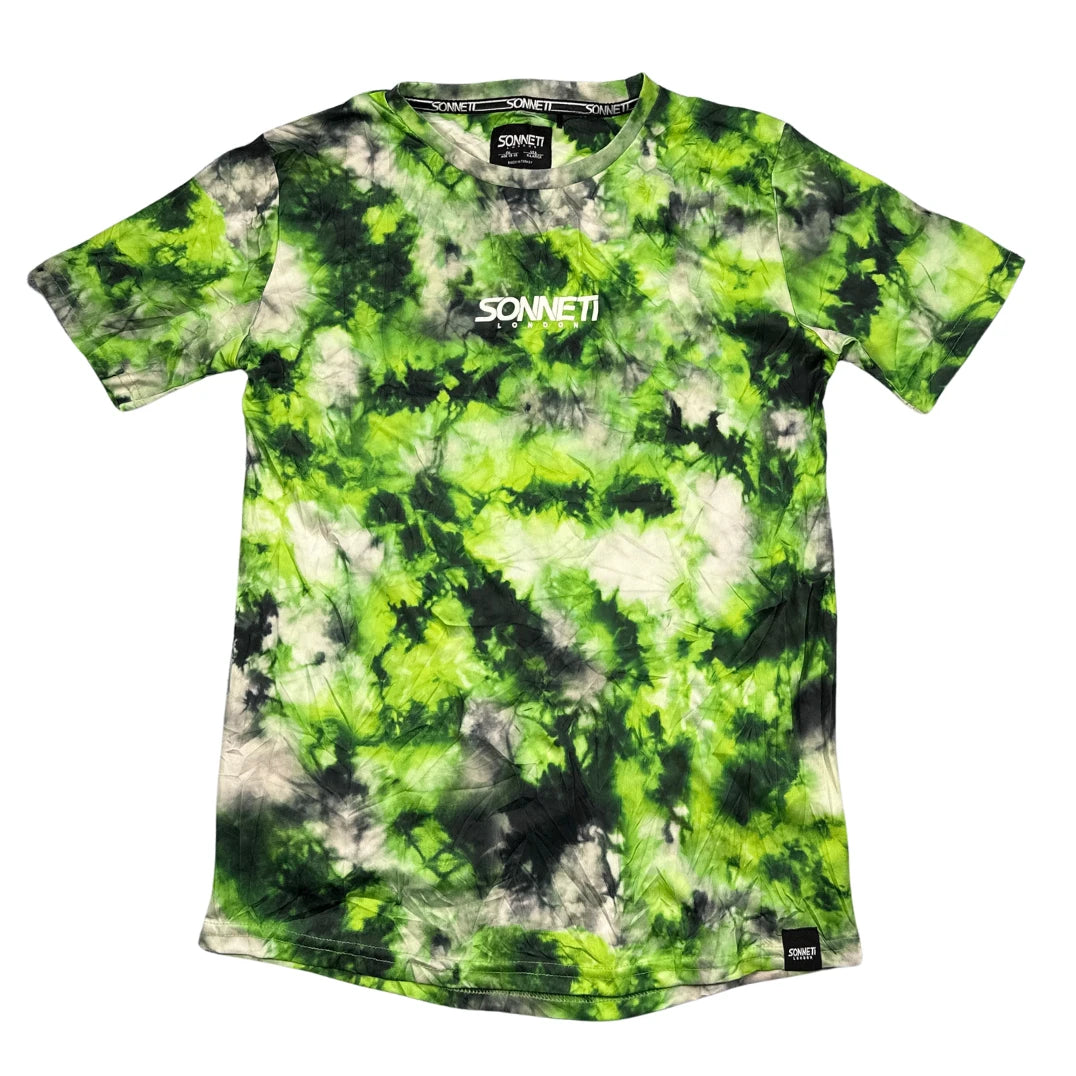 Sonnet® Green Tie-Dye Graphic T-Shirt(S)