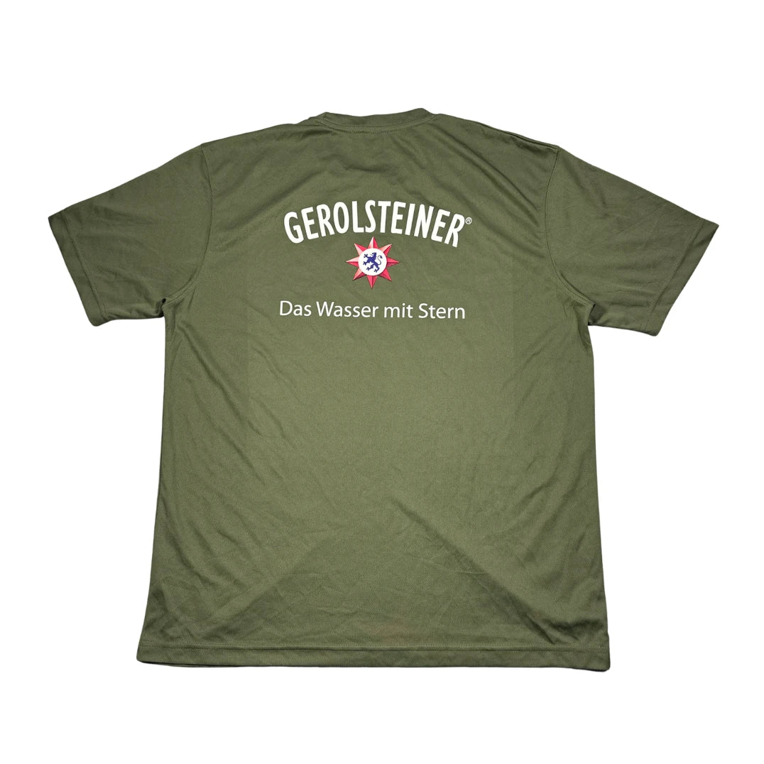 Just Cool® Olive Green Marathon Graphic Performance T-Shirt(XL)