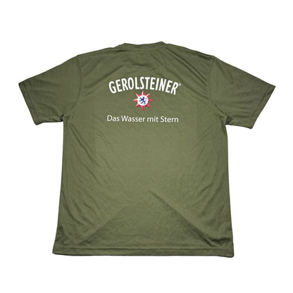 Just Cool® Olive Green Marathon Graphic Performance T-Shirt(XL)