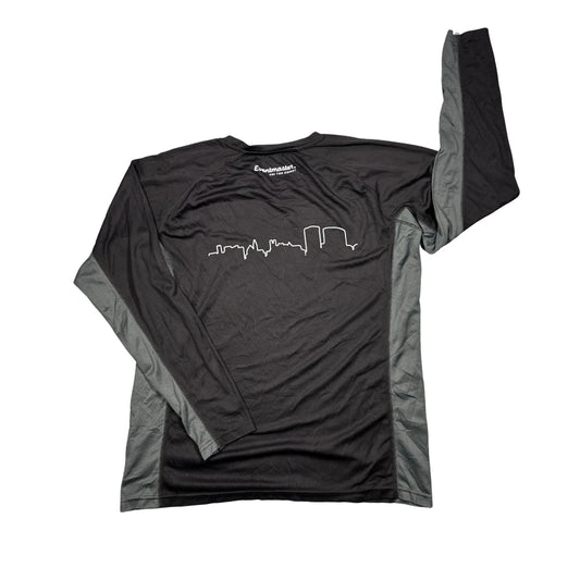 Roly® Black Performance Long Sleeve Sports T-Shirt(L)