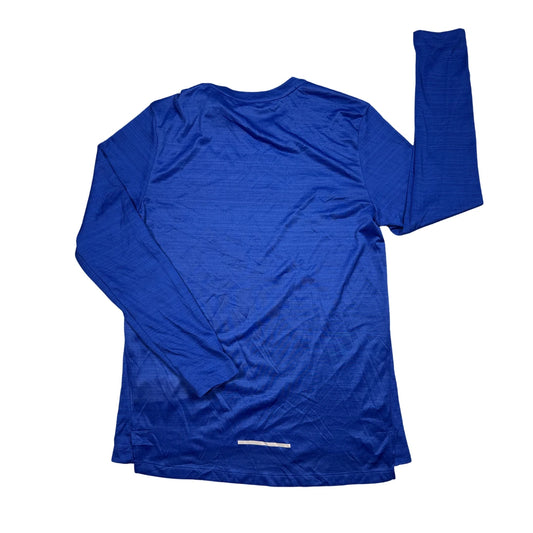 Nike® Blue Dri-FIT Running Long Sleeve T-Shirt(S)