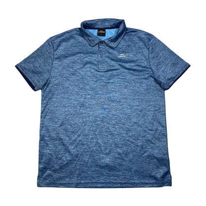 Nordcap® Blue Heather Performance Polo Shirt(L)