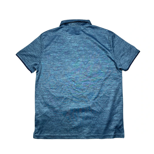Nordcap® Blue Heather Performance Polo Shirt(L)