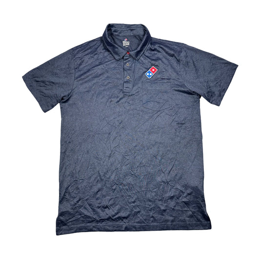 Domino's Gear® Heather Blue Polo Shirt(M)